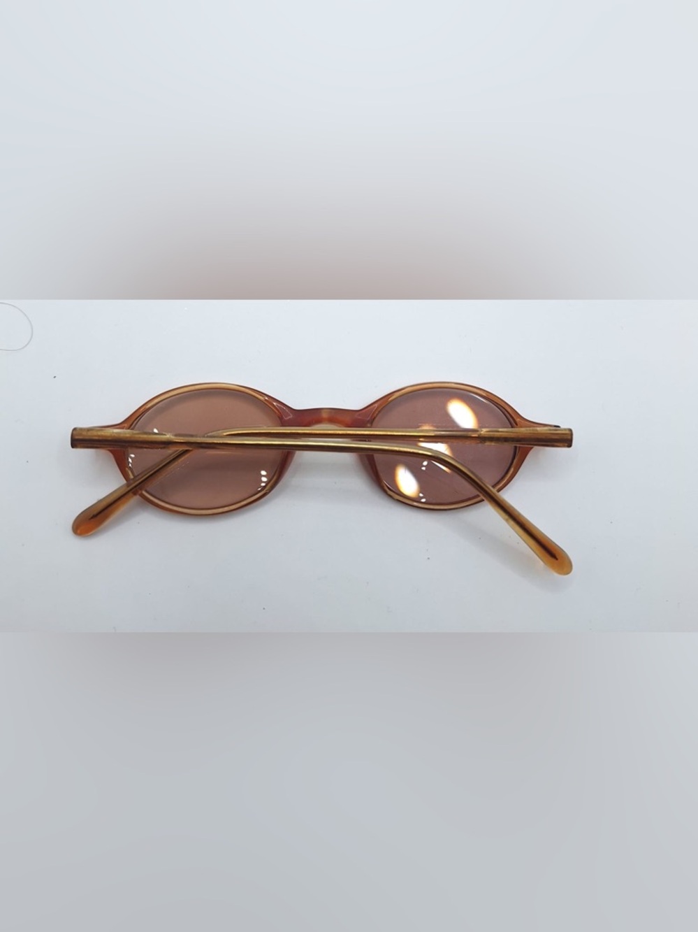 Simply Basics Brown Oval Sunglasses Frames Only - Picture 4 of 7